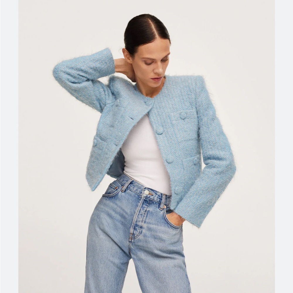 Mango Tweed Jacket NWT